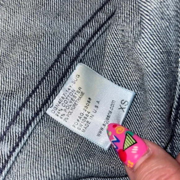 AG Adriano Goldschmied Blue Jean Jacket - Picture 5 of 8